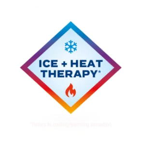 Ice + Heat Therapy logo used to define contrast therapy